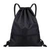 Solid Color Fitness Drawstring Bag Waterproof Drawstring Pocket Drawstring Backpack  Unisex