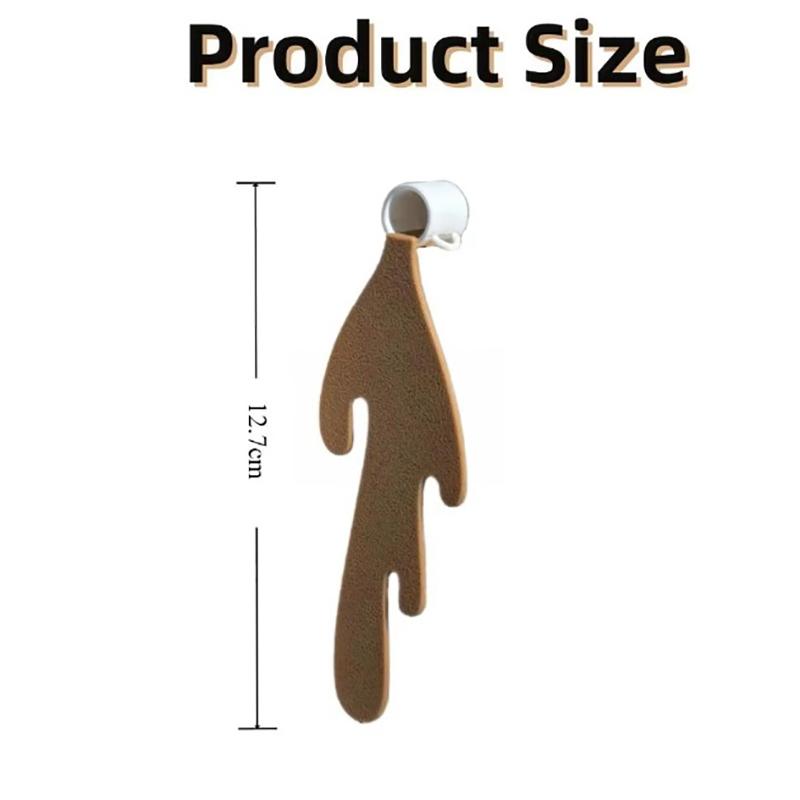 Cute Spilled Coffee Bookmark Corner Marker For Reading Funny Bookmarks For Reading Corner Bookmark Stationery School Supplies