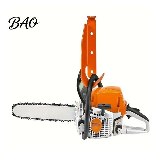 Heavy Duty Metal Hanger Chainsaw Holder Wall Mount Hanger, Storage Rack with Contoured Garage Hook Cradle, Bracket for Garage, Workshop & Tool