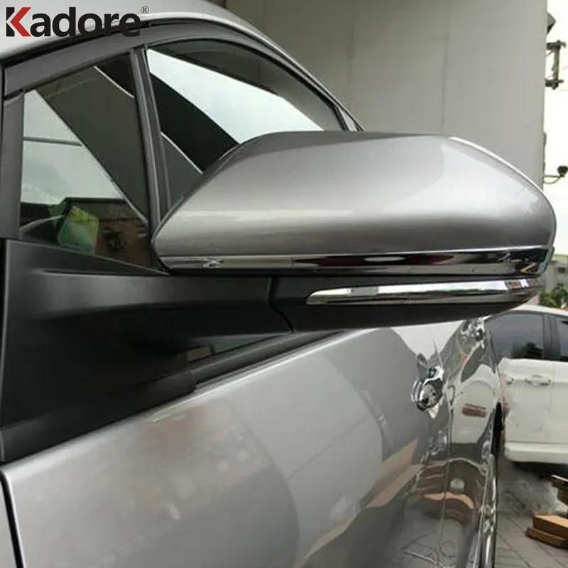 For Toyota Prius 2016 2017 2018     Chrome Side Door Rearview Mirror Strip Cover Trim Car Accessories