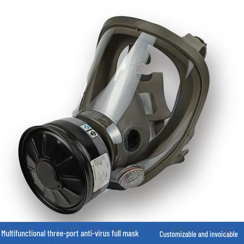 

6800 Полнолицевой противогаз: Защита от химикатов, аэрозольной краски и пыли с многофункциональным интерфейсом