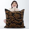 Medieval Style B & B Hotel Throw Pillow Cushion Sofa Living Room Pillowcase Backrest Pad - Soft Fabric Decorative Cushion
