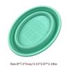 Soft Silicone Makeup Brush Cleaner Folding Powder Puff Cleaning Bowl Eyeshadow Brushes Wash Clean Mat Beauty Tools Scrubber Box