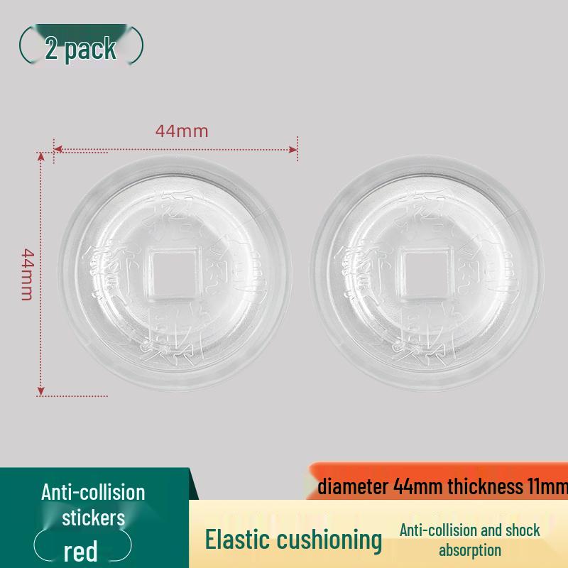 Silicone Door Handle Anti-Collision Buffer Pad for Wall and Glass Protection