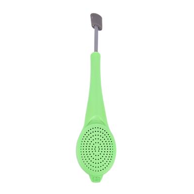 Tea Infuser Loose Tea Leafs Strainer Herbal Spice Silicone Filter Diffuser Green