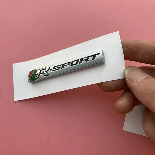 

R Зеленый Красный Значок R-Sport Bar Эмблема Наклейка для XE F-PACE Fender Багажник Стайлинга Автомобилей Ремонт Спортивного Автомобиля Высокопроизводительная Наклейка 1