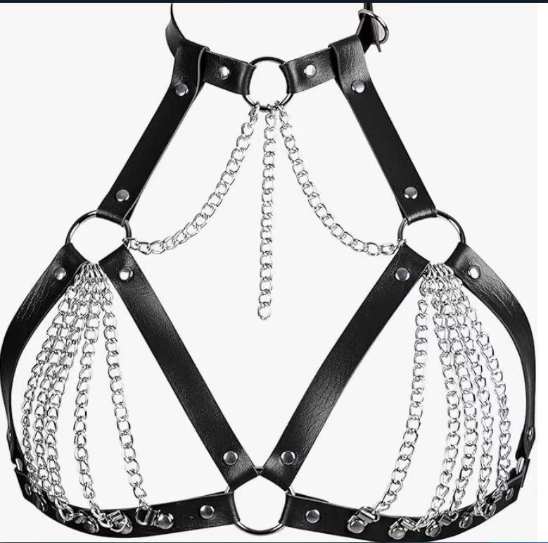 Leather Chain Fashion Accessory Waist Belt