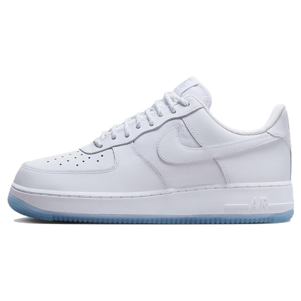 

Кроссовки Nike Air Force 1 Low 07 Белые с ледяно-голубой подошвой(FV0383-100) 42