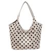 Fashion Nylon Polka Dot Bow Hasp Shoulder Bags Hot Sale Large Capacity Tote Bags Interior Zipper Pocket Youth Handbags for Women