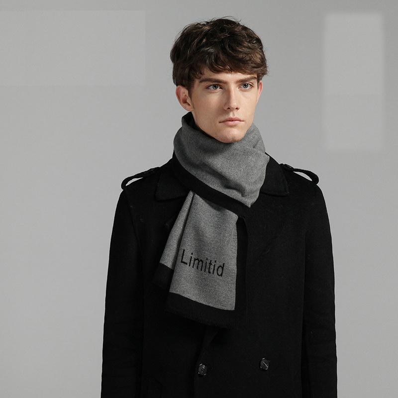 Winter Men Scarf Warm Long Pashmina