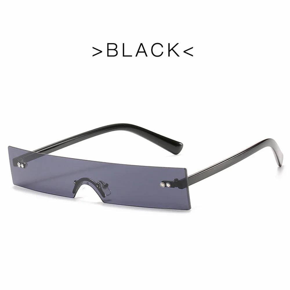 

New Rectangle Stylish Sunglasses Pair Women Fashion Luxury Designer Red Pink Clear Small Lens Personality Sun Glasses Shades UV400