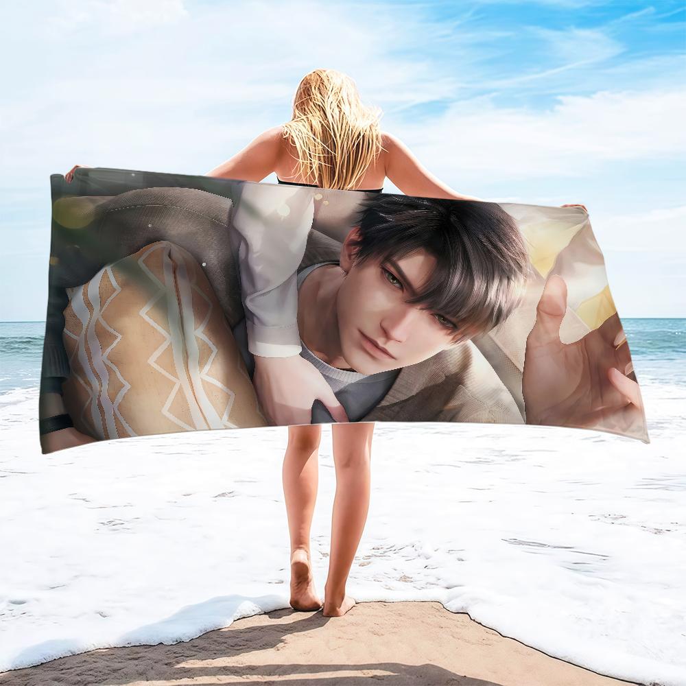 game Zayne muscle Love and Deepspace Towel Soft Quick Dry Beach Towels for Gift Travel Gym bathing Spa Camp sport Pool Towel
