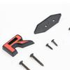 3D Plastic R Logo Front Grille Emblem Badge Car Rear Trunk Stickers For Ford Accessories