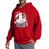 Men's Hooded Sweatshirt, Contrasting Color Sweatshirt, Sports   Casual Jacket
