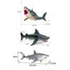 3x Sea Animal Figures, Science Educational Toy, Party Supplies Realistic Education Cognitive Toy for