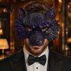 Full Face Wolf Mask for Adults Halloween Mask Embossed Werewolf Cosplay Party Atmospheric Costume Gear Adjustable Strap Animal Adults Trick
