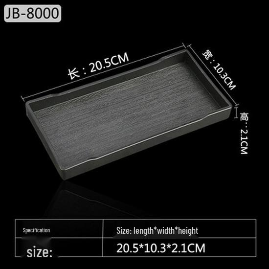 Großes rechteckiges Haustier-Tablett: Hundekäfigboden, Hühnermistwanne, Urinwanne, Kunststoff-Blumentopfhalter.