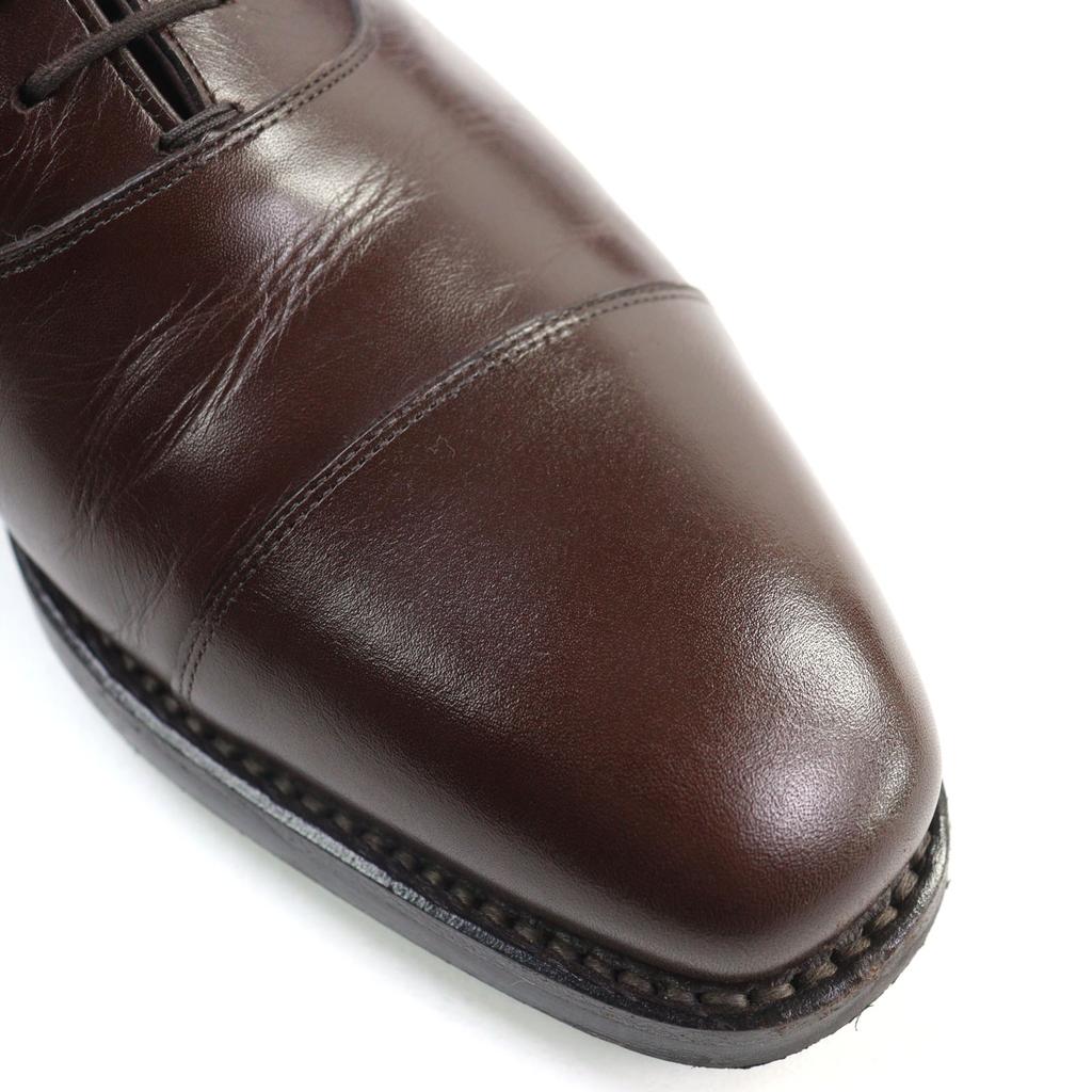 Great SHETLANDFOX Leather Shoes Cap Toe Business Shoes Bordeaux Leather Men 6 Used