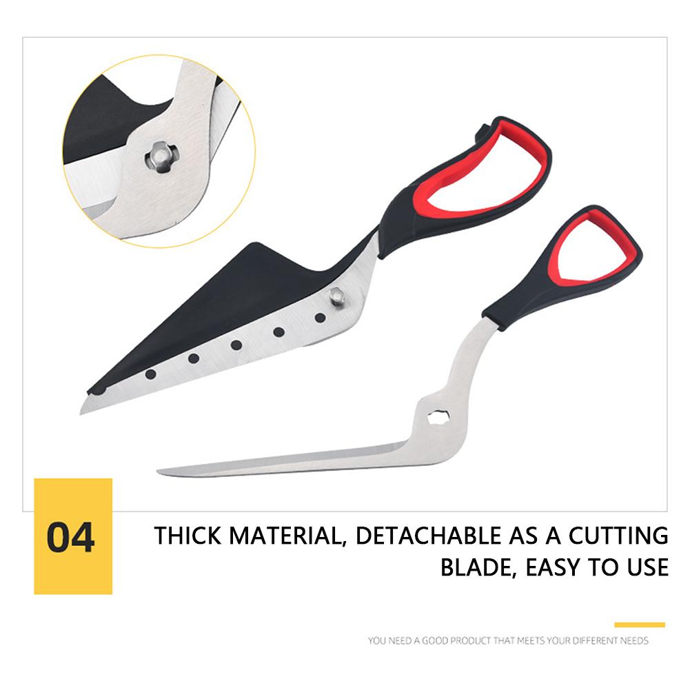Professional Pizza Scissors Detachable Sharp Stainless Steel Blade Pizza Cutter Scissors Labor-Saving Pizza Spatula Slicer Tool 1