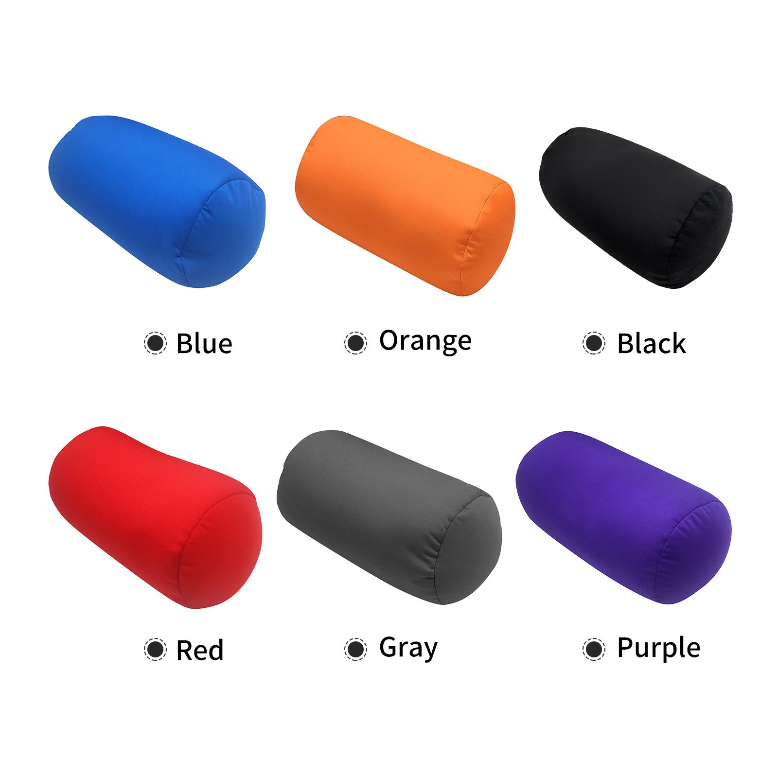

Comfortable Roll Pillow Round Cylinder Microbead Bolster Neck Back Support Roll Pillow Tube Pillow Cushie Pillows 12 X