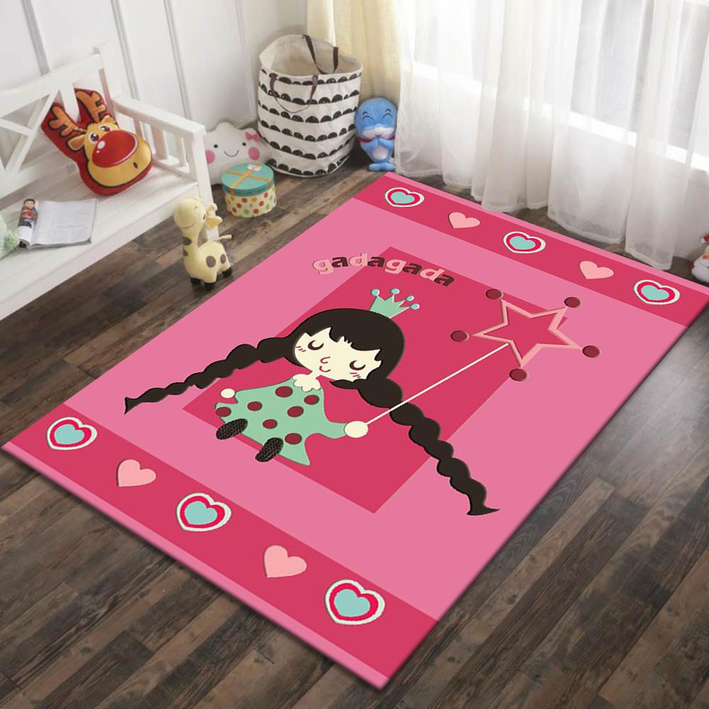 Cartoon Football Carpet Living Room Area Rug Kids Play Mat Aircraft Soccer Dinosaur Boys Bedroom Rug Crystal Velvet Doormat