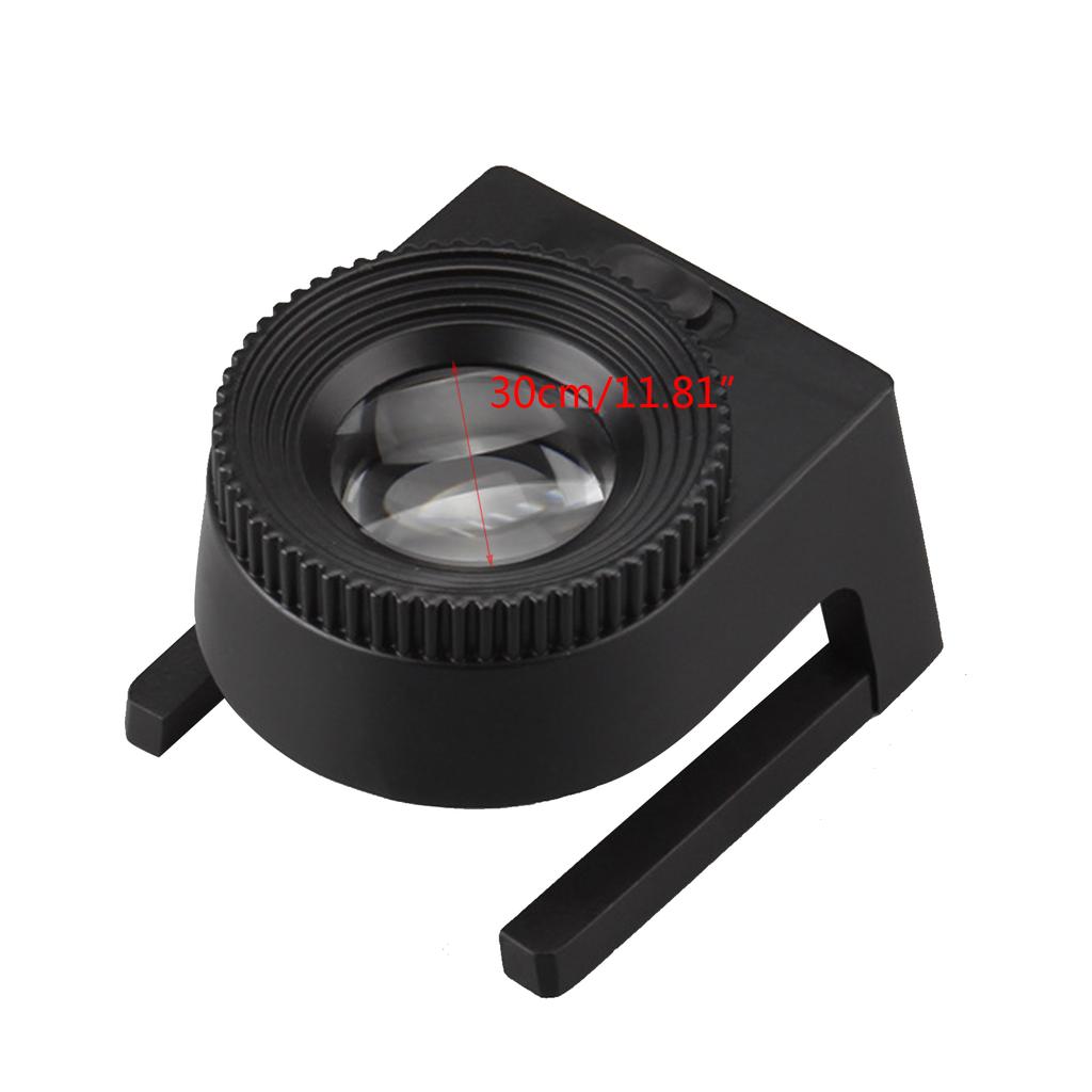 20X Illuminated Loupe Magnifier Coin Magnifier with Light Jewelers Magnifying Glass for Coins Textile Embroidery Stamps