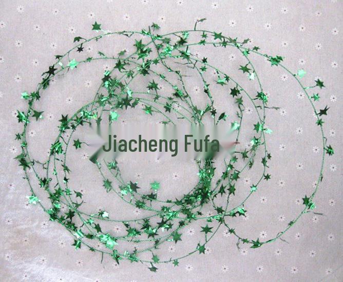 7.5m Five-Pointed Star PVC Color Ribbon Strips for DIY Craft and Festival Decoration