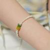 BONBEAU Juicy Fresh Water Pearl Bracelet Colored Beads Fruit Pendant Freshwater Pearl Bracelet