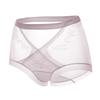 Ladies Spring and Autumn Cross Breathable Antibacterial Non Scar Body Shape High Waist Lift Hip Belly Triangle Briefs