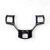 Carbon Fiber Style Steering Wheel Interior Cover Trim Frame Interior Decoration Sticker For Dodge Ram 1500 2500 3500 2011-2018