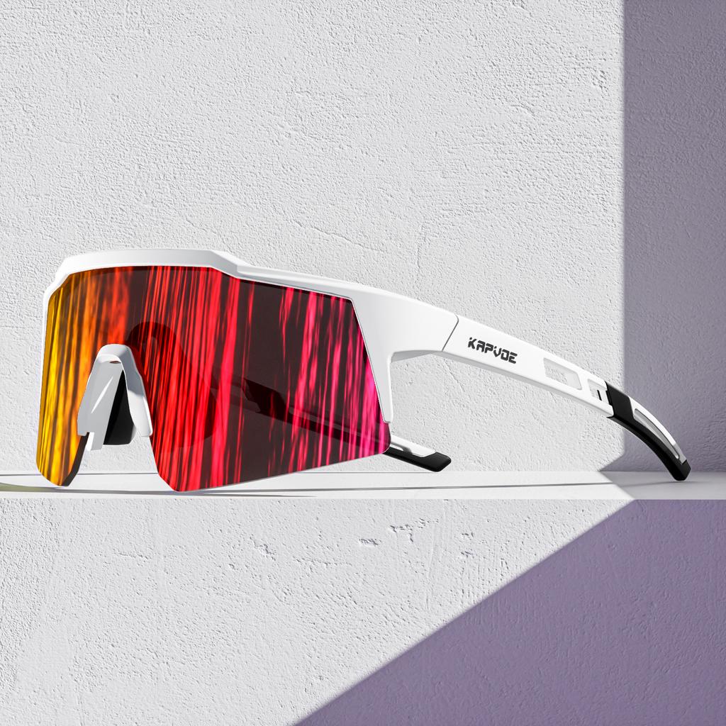 Kapvoe Photochromic Kids Cycling Sunglasses Sport Bicycle Glasses UV400 Child Goggles Boys Girls Teenager Outdoor Bike Eyewear