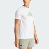 Adidas Aeroready Tennis Logo Slam Tee Men Tops White IS2418
