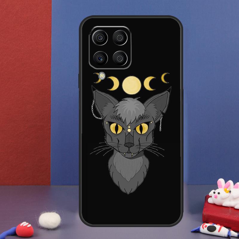 Witches Cat Moon Case For Samsung Galaxy M34 M14 M54 M13 M15 M36 M55 M35 M56 M16 M31 M11 M53 M12 M32 M52 M06