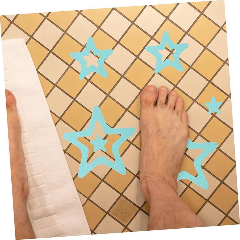 Star Pattern Non Slip Bathtub Stickers Waterproof Self Adhesive Removable Decals for Bathroom Shower Toilet Anti Fall