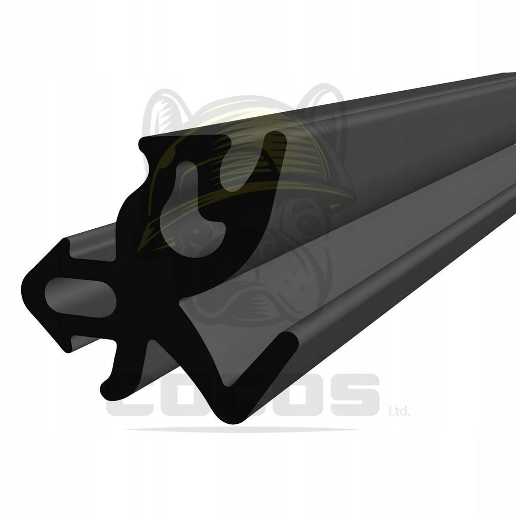 Seal for PVC windows S-1182 ALUPLAST BLACK 1m
