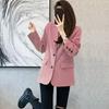 Suit Jacket Women's Spring Temperament Korean Version of The Wild Small Commuter Khaki Suit Jacket Women