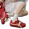 Summer niche thick-soled women's little white shoes, new campus versatile casual leather board shoes