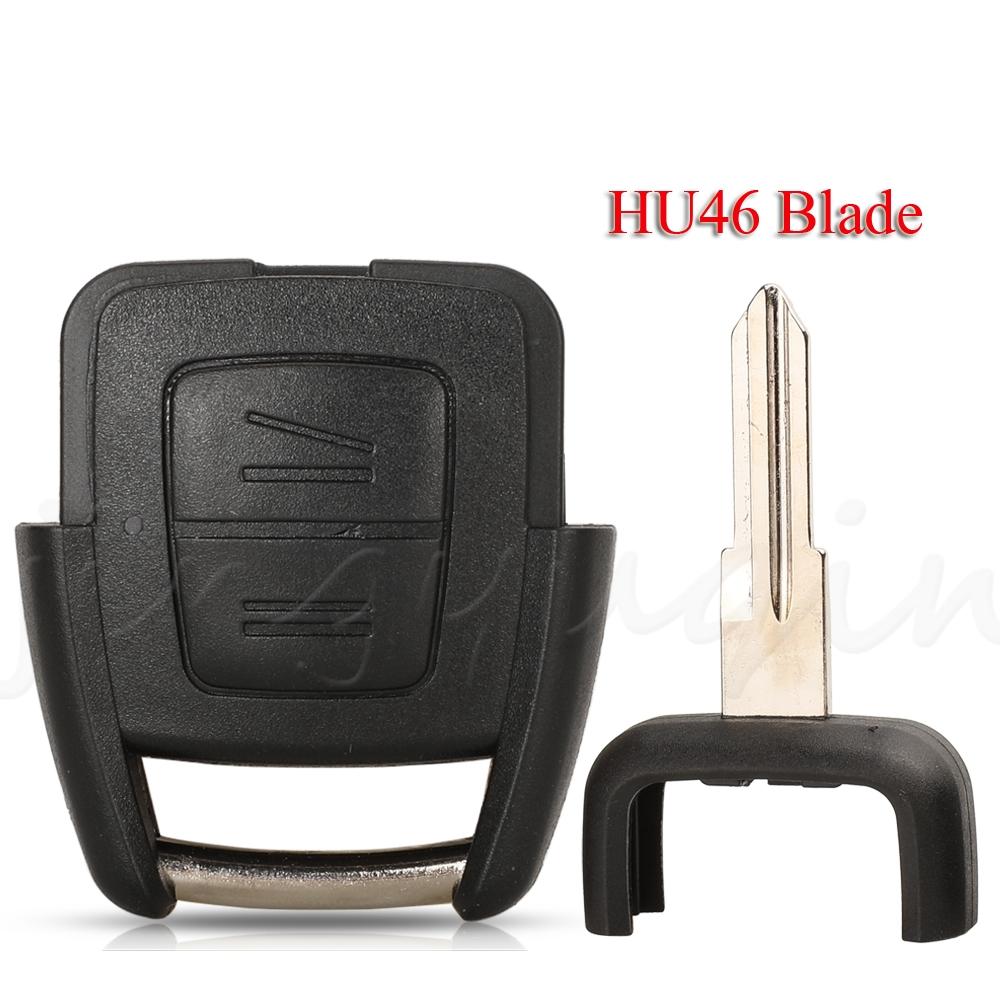 Jingyuqin 2 Buttons Car Remote Key 434Mhz ID40 Chip For Opel Zafira Astra G A Fod 93176615 BOSCH TS ASTRA System