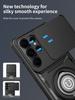 Magnetic 360° Ring Kickstand Phone Case with Slide Camera Cover For Samsung Galaxy S26 Ultra S25 Plus+ S24 FE A57 A37 A17 A07