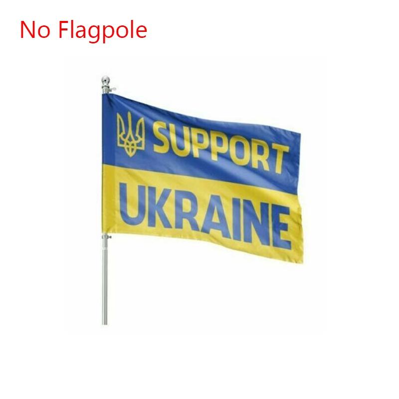 

Giant 5ft X 3ft Ukrainian Flag Quality Materials Superior Stitching Uv-resistant Garden Decoration 90*150