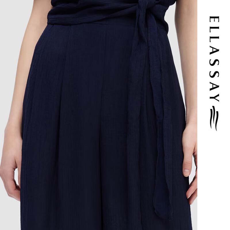 ELLASSAY Women's Loose Wide-Leg Pants