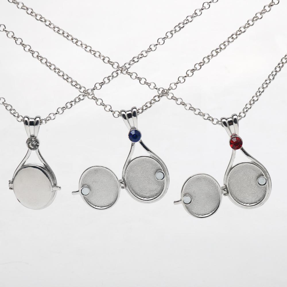 Red Sand Mermaid Seashell Openable Anime Necklace