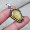 Citrin Edelstein Handgefertigt Massiv 925 Sterling Silber Schmuck Jubiläum Anhänger Für Sie
