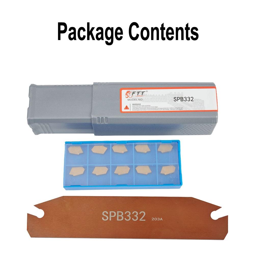 

Cemented Carbide CNC Blade Groove Cut-Off Holder SP300 Cutting Insert