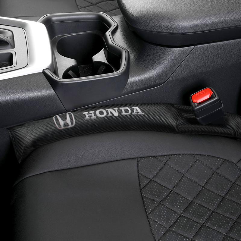 hot Fit PU Leather For Honda Civic XRV CR-Z CRV Car Seat Gap HRV City Accord Legend Jazz RR VTi padding Seat plug Leakproof Pads akf256