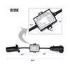 Trailer Light Connector  to EU 7-Way Socket Plug Adapter Vehicle Linker Trailer Connector Towbar Towing Plug Adapter