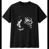 Graphic Naga Torn Fantasy Mens T-Shirt Black 100% Cotton Legend Top
