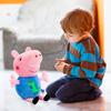 Originele Peppa Pig Pluche Speelgoed voor Kinderen Kleine Bedel Poppetje Sleutelhanger Tas Bedel Verjaardagscadeau voor Kinderen