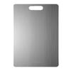 Double-Sided Stainless Steel Anti-Mold Cutting Board for Kitchen and Fruit Chopping.