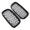 Compatible Black Kidney Grille for BMW X5/X6 F15/F16 (2014-2017).